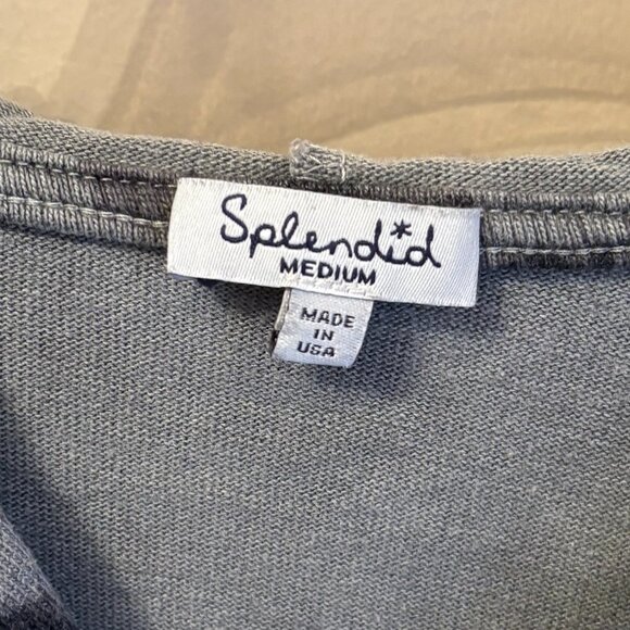 SPLENDID  Woman's Animal Print HOODIE Size M in colors Gray and Black - Picture 3 of 3